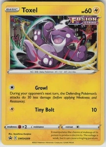 Holo Foil Toxel SWSH209 Promo SWSH: Sword & Shield Promo Cards - Picture 1 of 2