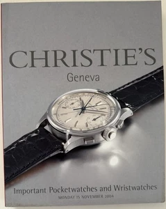 Christie's Geneva Important Pocketwatches & Wristwatches November 15, 2004 - Foto 1 di 4