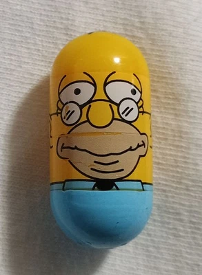 VINTAGE RETIRED SPIN MASTER 2004 THE SIMPSONS MIGHTY BEANZ NUMBER 35 GRAMPA BEAN - Image 1 of 4