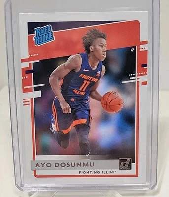 2021-22 Chronicles Draft Picks Donruss Rated Rookies #44 Ayo Dosunmu RC Illinois - Image 1 of 4