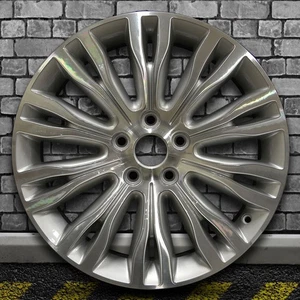 Bright Fine Metallic Slvr Mach'd Bright OEM Wheel for 11-14 Chrysler 200 - 18x7 - Picture 1 of 3