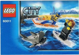 LEGO CITY: Surfer Rescue (60011) COMPLETE with Instructions (no box)
