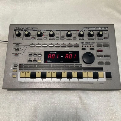 Roland MC-303 Groovebox Drum Machine Synth Bass Sequencer w/ Adapter - Image 1 of 3