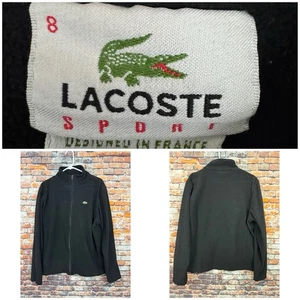 Lacoste Sport Devanlay durchgehender Reißverschluss Herren Jacke schwarz adrett Größe 8 - Bild 1 von 8