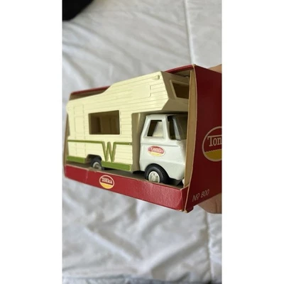 Винтажный Tonka Tiny No. 800 Winnebago кемпер автодом зеленый и белый новый в коробке - Изображение 1 из 4