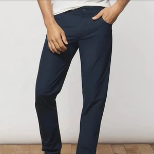 Johnnie-O Cross Country Performance Casual Navy Blue Dress Pants - Size 38 x 30 - Picture 1 of 11