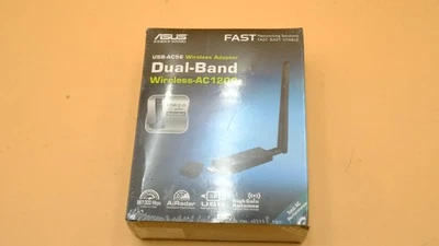 USB-AC56 ASUS AC1300 DUALBAND a/b/g/n/ac 2.4GHz 5GHz USB WiFi ADAPTER  - Image 1 of 2