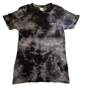 RIPNDIP All Hail Lord Nermal Black Tie Dye Graphic T Shirt Mens Small - Picture 1 of 6