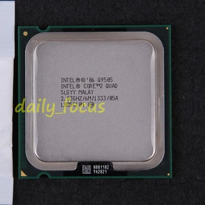 Intel Core 2 Quad Q9505 SLGYY 2.83 GHz AT80580PJ0736MG CPU LGA 775 1333 MHz - Image 1 of 2