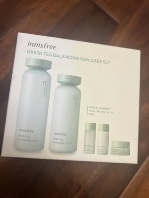 Innisfree Té Verde Equilibrante Cuidado de la Piel Juego de 5 Piezas Nuevo Foto 1 de 4