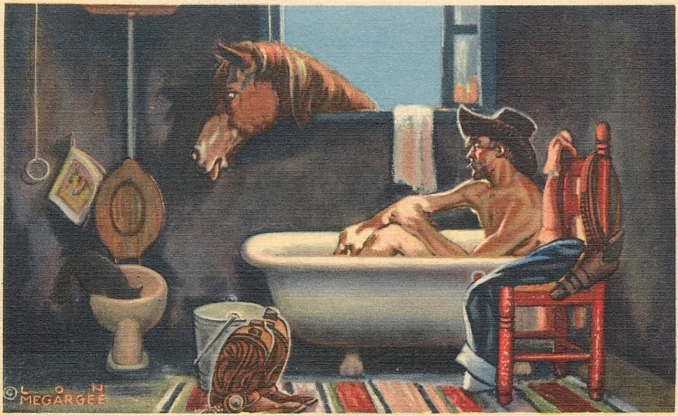 Lon Megargee : Home on the Range : Archival Quality Art Print - Image 1 of 1