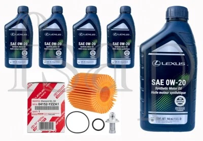 Kit de cambio de aceite de motor genuino Lexus para Lexus ES300h 2013-2018 2,5 L L L4 híbrido Foto 1 de 2