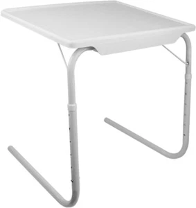 Portable Foldable Table Desk Adjustable Standing Laptop Bed Desk Coffee Tray - Picture 1 of 11