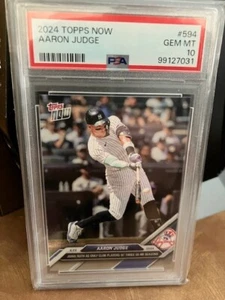2024 Topps Now Aaron Judge #594 PSA10 - Bild 1 von 2