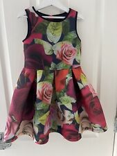 Baker By Ted Baker Girls Floral Dress Age 7 Years