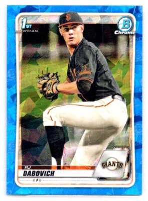 2020 Bowman Draft Sapphire Edition #BD-148 RJ Dabovich - Image 1 of 2