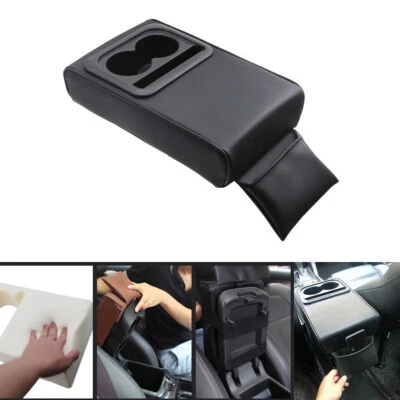 SUV Coche Consola Central Apoyabrazos Cojín Almohadilla Caja Portavasos Tarjeta Monedas Bolsa de Almacenamiento Foto 1 de 4