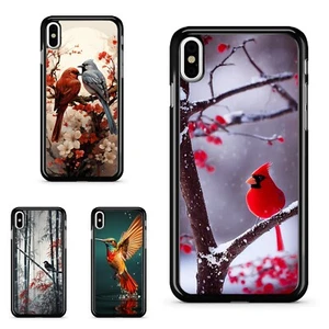 Phone Case Bird Red snow branch For Google Motorola Moto Apple iPhone - Picture 1 of 25