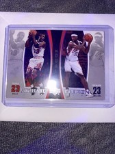 Michael Jordan LeBron James 2005-06 Upper Deck Dual Card #LJMJ4