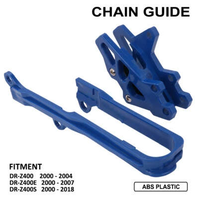 Blue ABS Chain Slider Guide Swingarm Protector For Suzuki DRZ400/DRZ400E/DRZ400S - Image 1 of 4