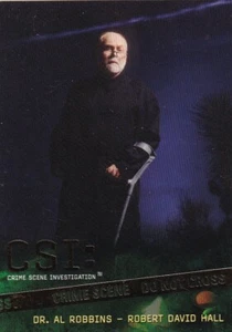 CSI Series 3 2006 Foil Bonus Card F8 Dr. Al Robbins - Robert David Hall - Bild 1 von 2
