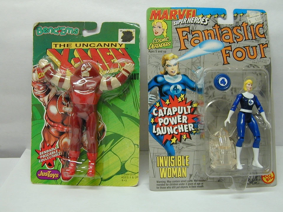 RARE 1993 ToyBiz Marvel X-men X-force Krule on Cannonball Error Card Variant MOC