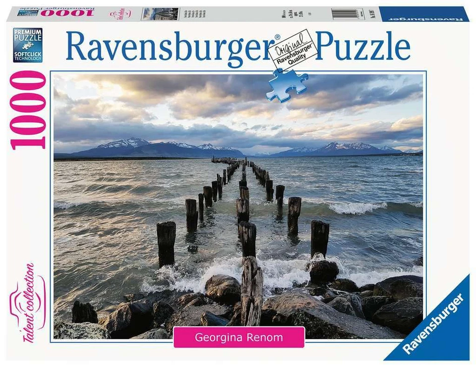 Ravensburger Puzzle- Puerto Natales Cile Puzzle da Adulti Multicolore (d0h)