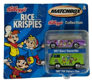 KELLOGG'S RICE KRISPIES 2 auto MATCHBOX/MATTEL 2001 - Foto 1 di 3