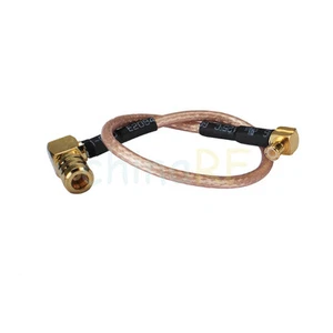 WiFi Aerial Antenna Extension Cable MCX to SMB female RA RF pigtail RG316 15cm - Picture 1 of 5