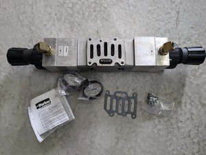 Electroválvula de fuelle Parker L55406306C Schrader con medidores - Imagen 1 de 4