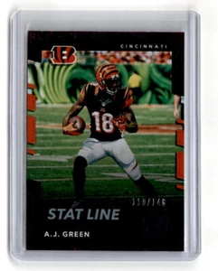 2017 Donruss #20 A.J. Green /146 Season Stat Line - Picture 1 of 2