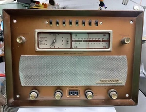Vtg Rare 1960's Talk-A-Radio Tubes Wall Intercom Model 1014 w AM/FM Radio Copper - Picture 1 of 21