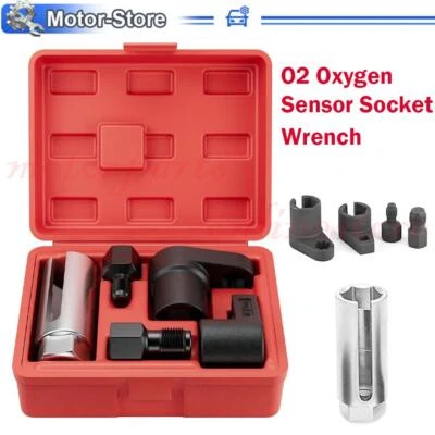 5Pcs O2 Oxygen Sensor Socket Wrench 3/8" 1/2" 22mm Auto Repair Installer Tool US - Image 1 of 4