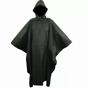 Agora-Tec® Regen Poncho Cape Mantel Jacke Zelt Plane stabile Ausführung - Bild 1 von 6