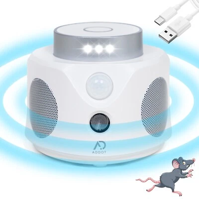 New upgraded Super Strong Ultrasonic Auto Detect Pest Rodent Mouse Repellent - Image 1 of 4