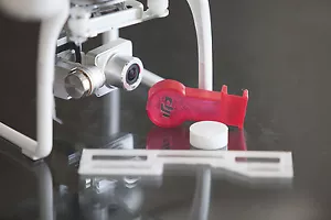 DJI Phantom 2 V+ Flight Kit RED - Lens Cap - Gimbal Lock & Guard 3d printed - Picture 1 of 8