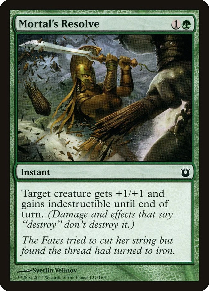 Magic the Gathering (mtg): BNG: Mortals Resolve  (x 4) - Image 1 of 1
