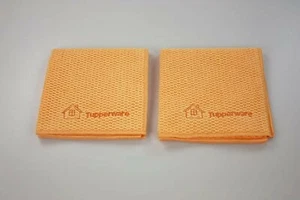 TUPPERWARE Set 2 Pezzi Panni Multiuso Arancione - Foto 1 di 1
