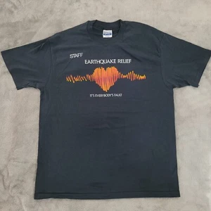 Rare Vintage 1989 Grateful Dead Earthquake Relief Staff Shirt Men XL BILL GRAHAM - Bild 1 von 11