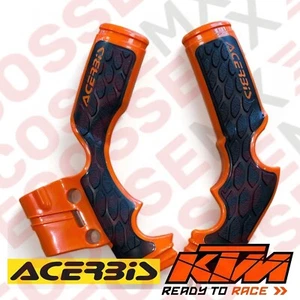 KTM SX65 ACERBIS X-FRAME GUARDS ORANGE/BLACK 2014-2023 - Picture 1 of 4