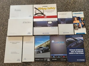 2013  HYUNDAI AZERA  OWNER'S MANUAL NAVIGATION SET 11 BOOKS FREE SHIP - Bild 1 von 4