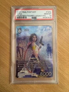 Yuna 6-124L (94367618) PSA 10 - Final Fantasy Card Game - Picture 1 of 2