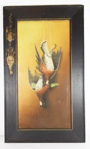 Antique Chromolithograph of Hanging Gamebirds - Picture 1 of 10