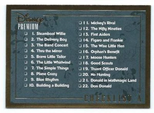 1995 SkyBox Disney Premium Checklist A #79 Mint Condition - Picture 1 of 1