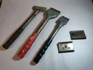 Vintage Union Hyde Scraper Tools Lot of 3 and blades (Tool1009) - Picture 1 of 5