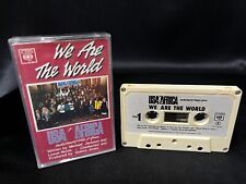 We Are the World USA for Africa Cassette Tape (CBS 1985) Michael Jackson Prince