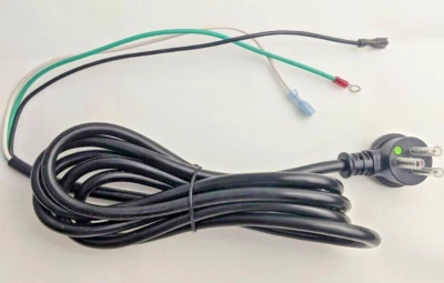 8' 3x16AWG Hospital Grade AC Power Cord UL SJT Cable 300V VW-1 3-Prong 240v - Image 1 of 4