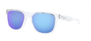 Oakley Sunglasses Trillbe X OO9340-05 Polished Clear Sapphire Iridium Polarized