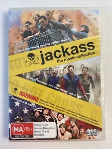 Jackass - 1 2 2.5 - The 3-Movie Collection DVD (3-Disc Set) - Brand New Sealed - Picture 1 of 3