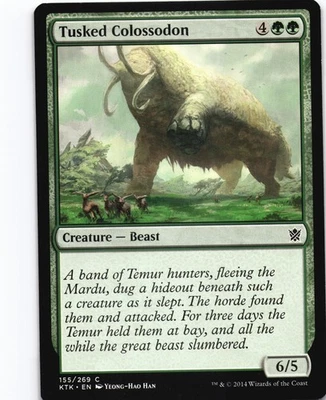 Tusked Colossodon C Khans of Tarkir 155 KTK - Image 1 of 2